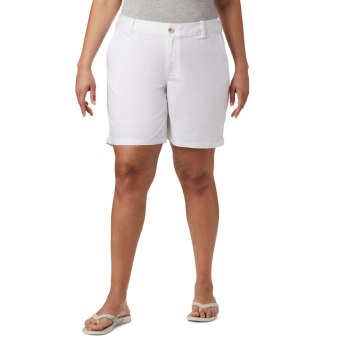 Columbia Ženske Kratke Hlače - Bonehead Stretch Bijele | DCHP-38056
